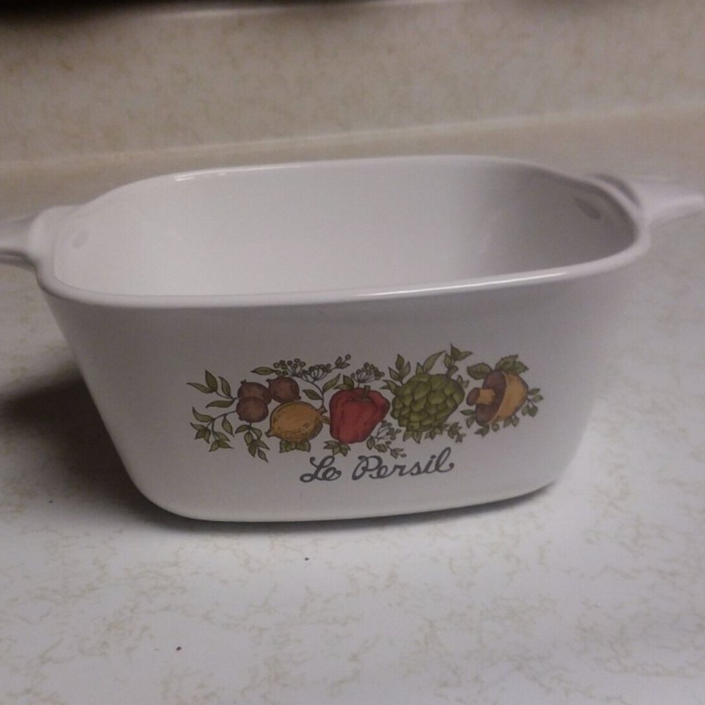 CorningWare Spice Of Life P-43-B, 700 ML Le Persil Casserole Dish - Petite